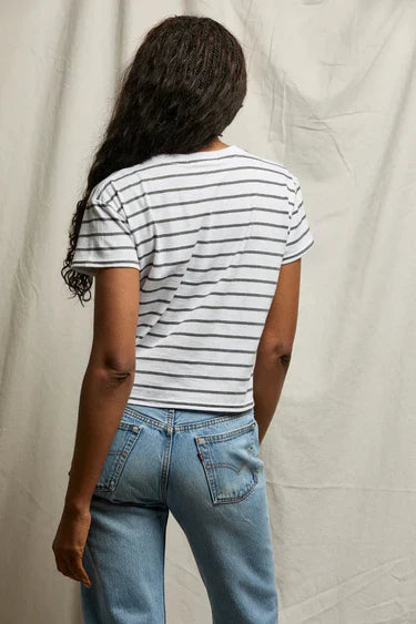 Perfect White Tee Everett Jersey Striped Tee