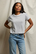Perfect White Tee Everett Jersey Striped Tee
