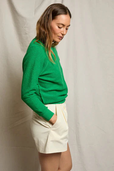 Perfect White Tee Ziggy Grass Green Pullover