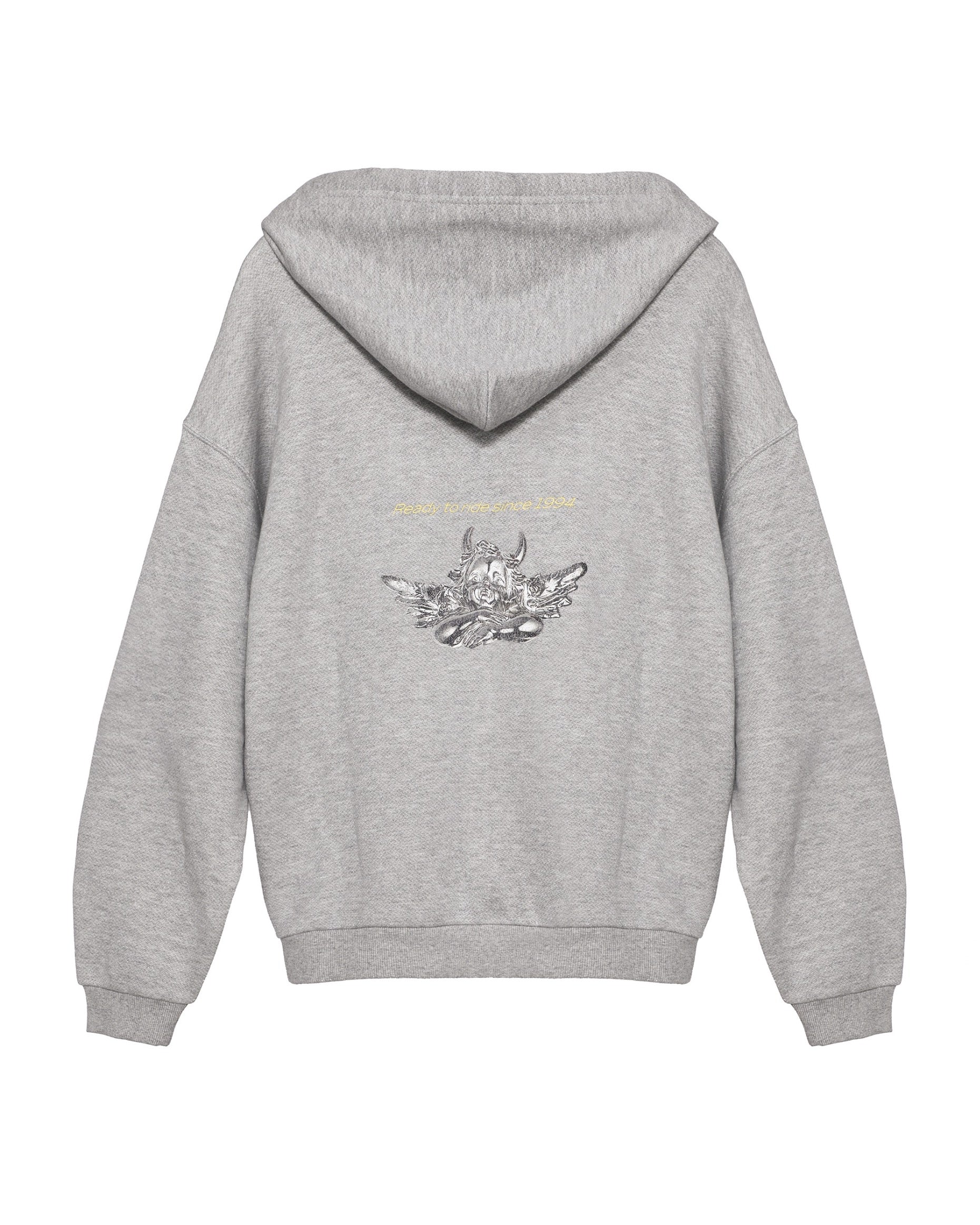 Ready to Ride Harley Zip-Up Hoodie | Vintage Oversized Graphic Sweatshirt